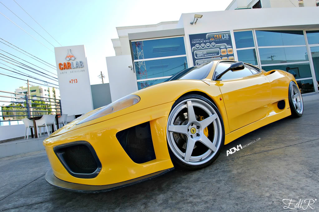 photo 1 Ferrari 360 Modena custom wheels ADV.1 5 Track Spec  20x8.5, ET , tire size X R20. 20x12.0 ET 
