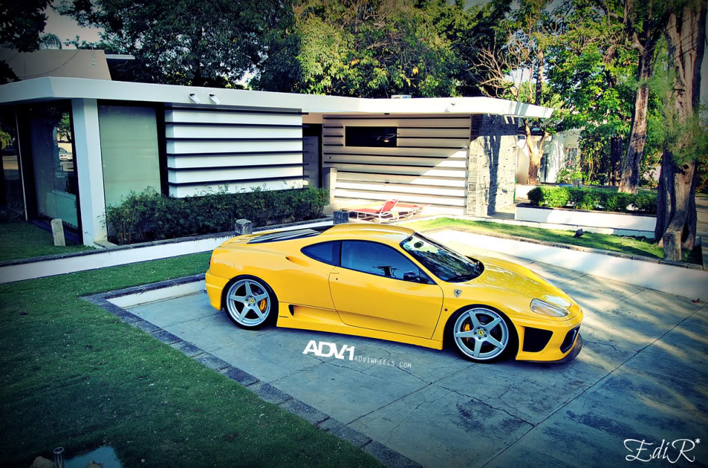 photo 5 Ferrari 360 Modena custom wheels ADV.1 5 Track Spec  20x8.5, ET , tire size X R20. 20x12.0 ET 