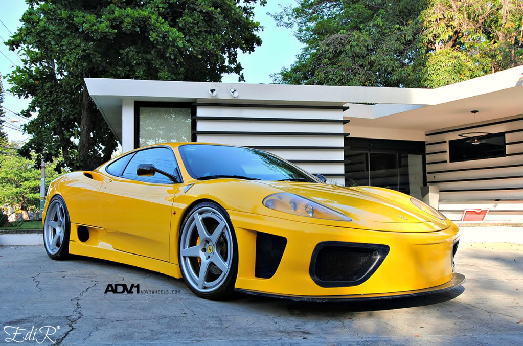 photo 7 Ferrari 360 Modena custom wheels ADV.1 5 Track Spec  20x8.5, ET , tire size X R20. 20x12.0 ET 