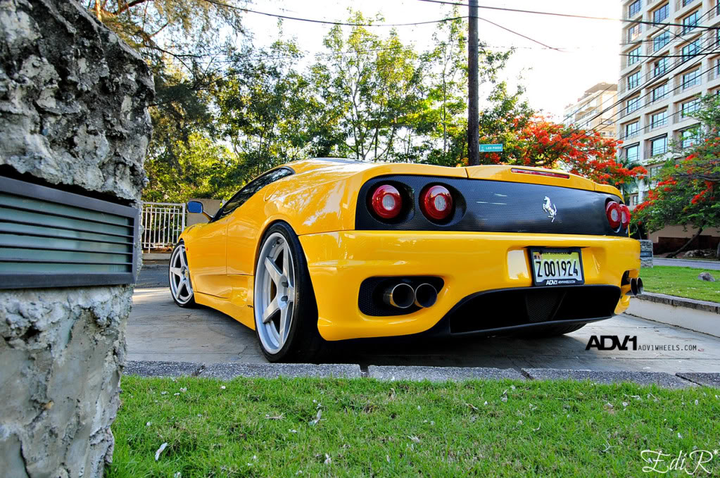 photo 9 Ferrari 360 Modena custom wheels ADV.1 5 Track Spec  20x8.5, ET , tire size X R20. 20x12.0 ET 
