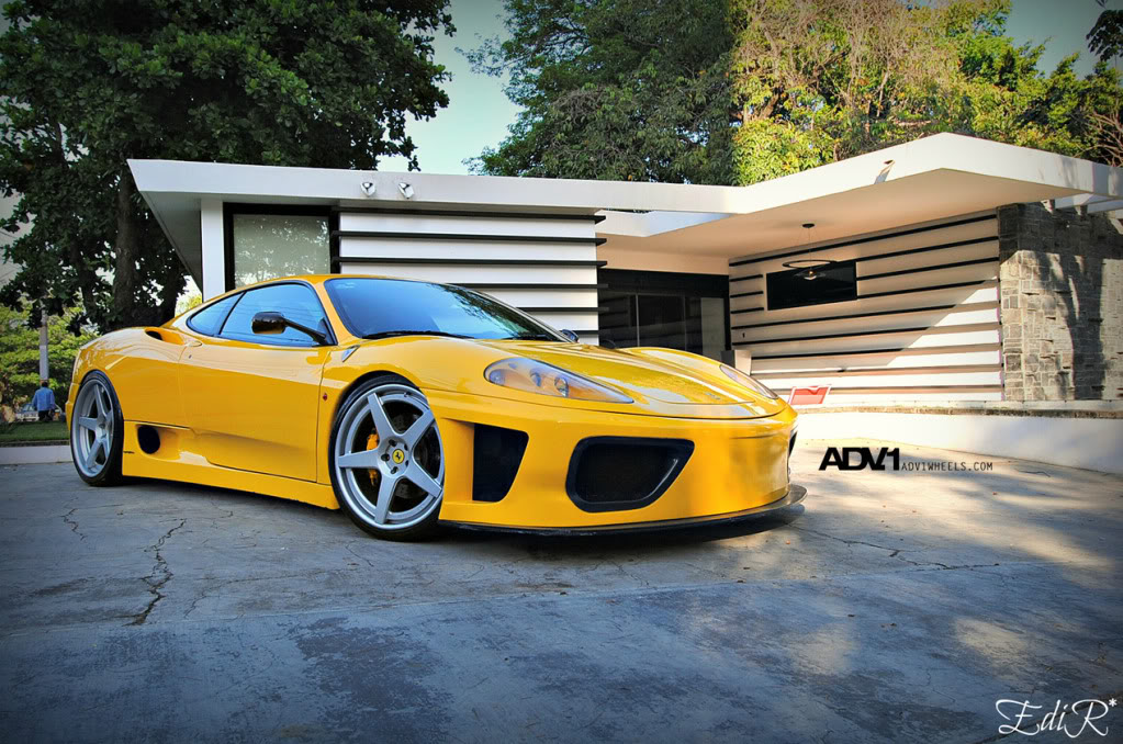 photo 10 Ferrari 360 Modena custom wheels ADV.1 5 Track Spec  20x8.5, ET , tire size X R20. 20x12.0 ET 