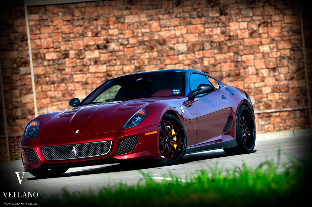 photo 3 Ferrari 599 GTB Fiorano custom wheels Vellano 21x10.0, ET , tire size X R21. 22x11.5 ET