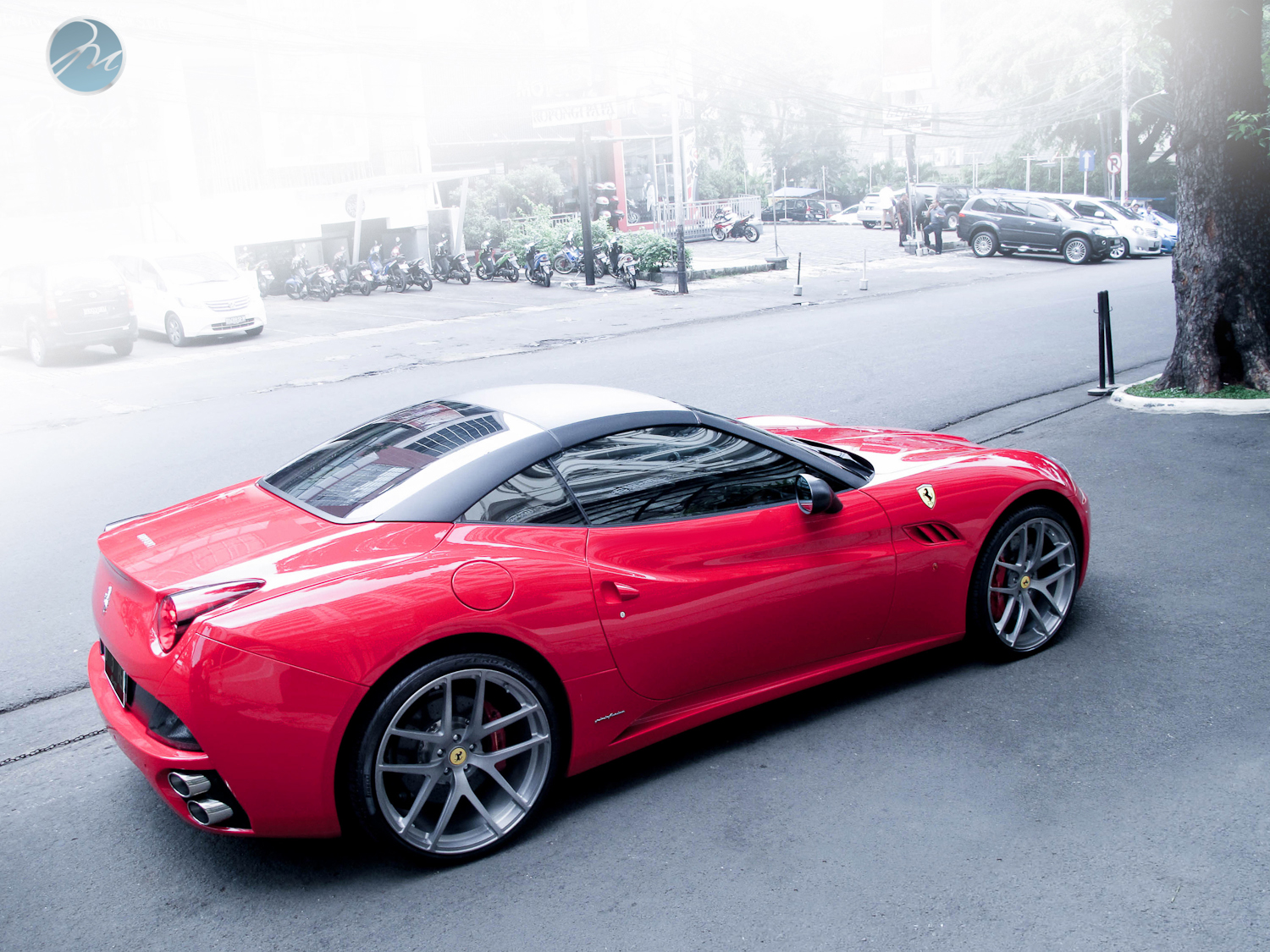 photo 3 Ferrari California custom wheels Modulare B18 21x9.0, ET , tire size X R21. 22x12.0 ET