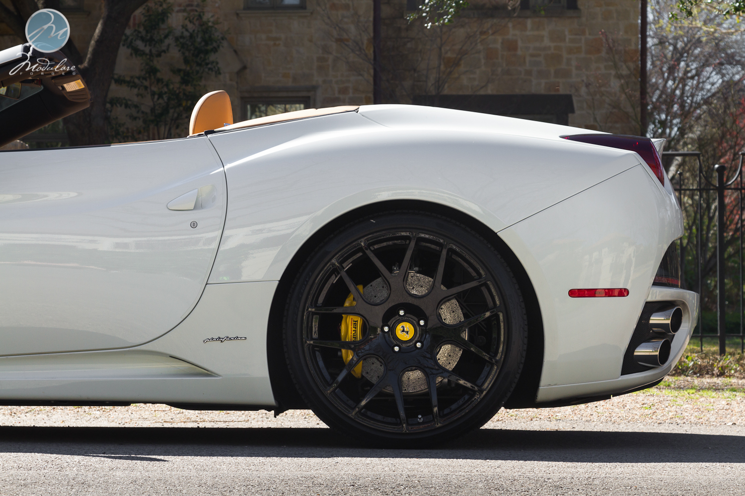 photo 12 Ferrari California custom wheels Modulare B1 21x9.0, ET , tire size 255/30 R21. 22x12.0 ET 315/25 R22