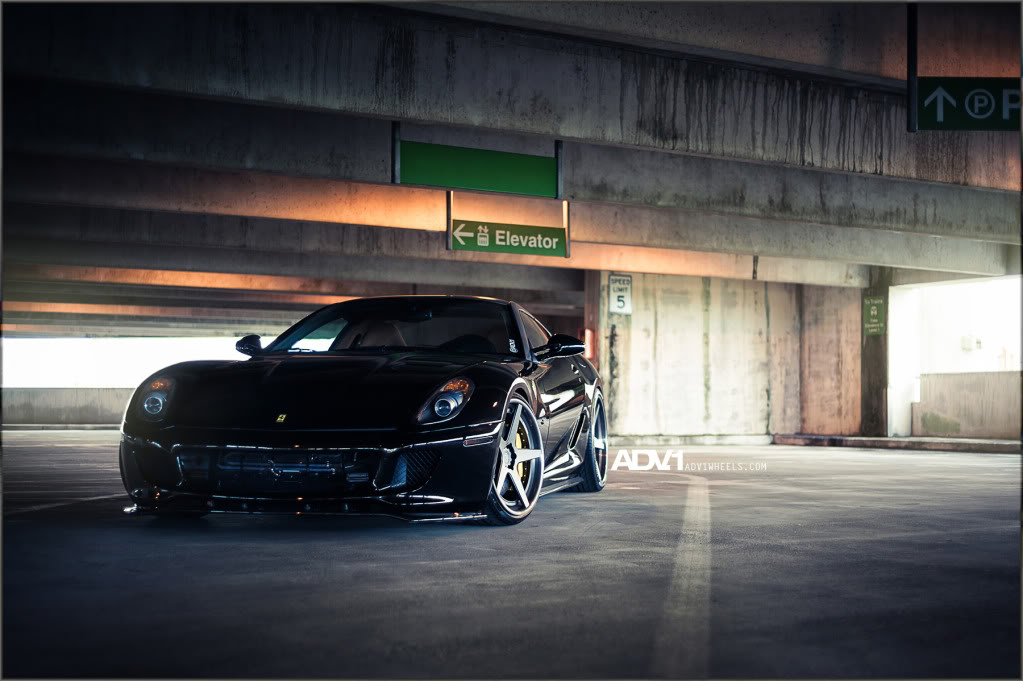 photo 2 Ferrari 599 GTB Fiorano custom wheels ADV.1 5 Track Spec 21x10.5, ET , tire size X R21. 22x12.5 ET 