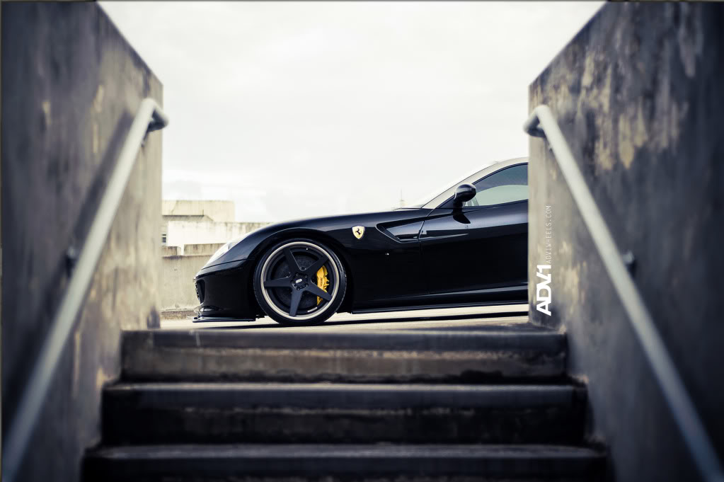 photo 4 Ferrari 599 GTB Fiorano custom wheels ADV.1 5 Track Spec 21x10.5, ET , tire size X R21. 22x12.5 ET 