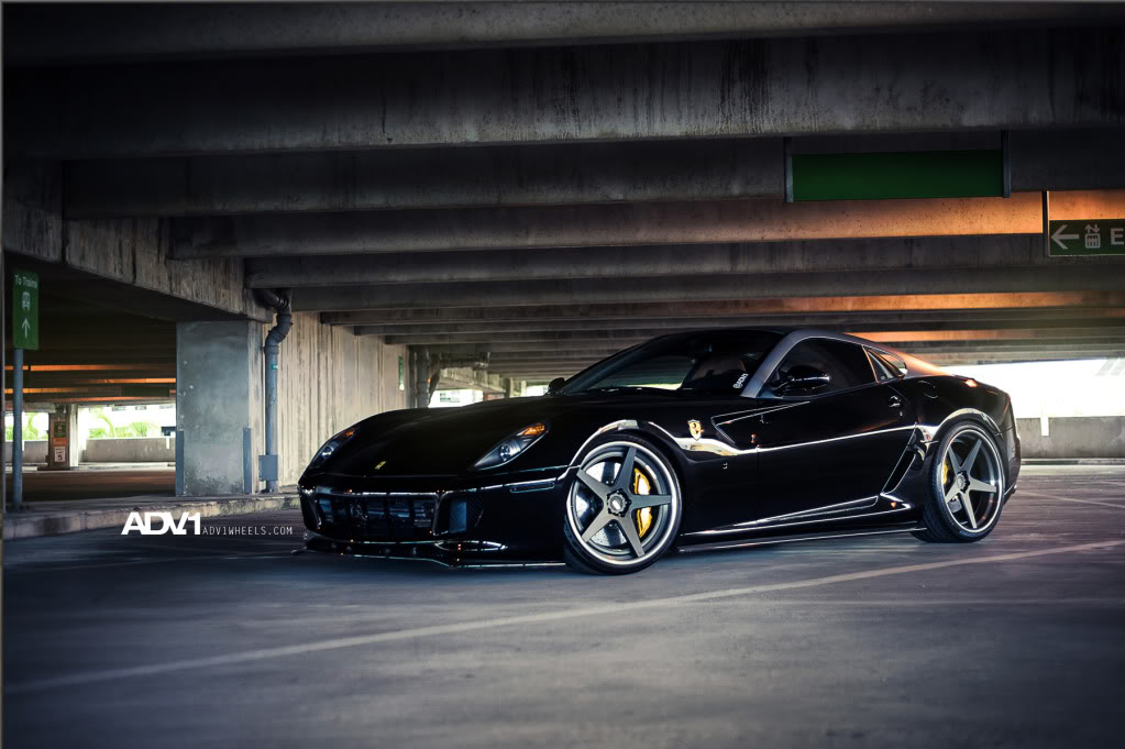 photo 9 Ferrari 599 GTB Fiorano custom wheels ADV.1 5 Track Spec 21x10.5, ET , tire size X R21. 22x12.5 ET 