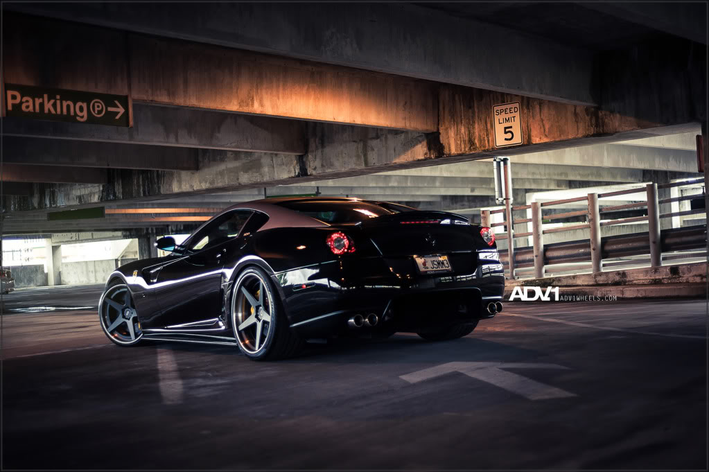 photo 11 Ferrari 599 GTB Fiorano custom wheels ADV.1 5 Track Spec 21x10.5, ET , tire size X R21. 22x12.5 ET 