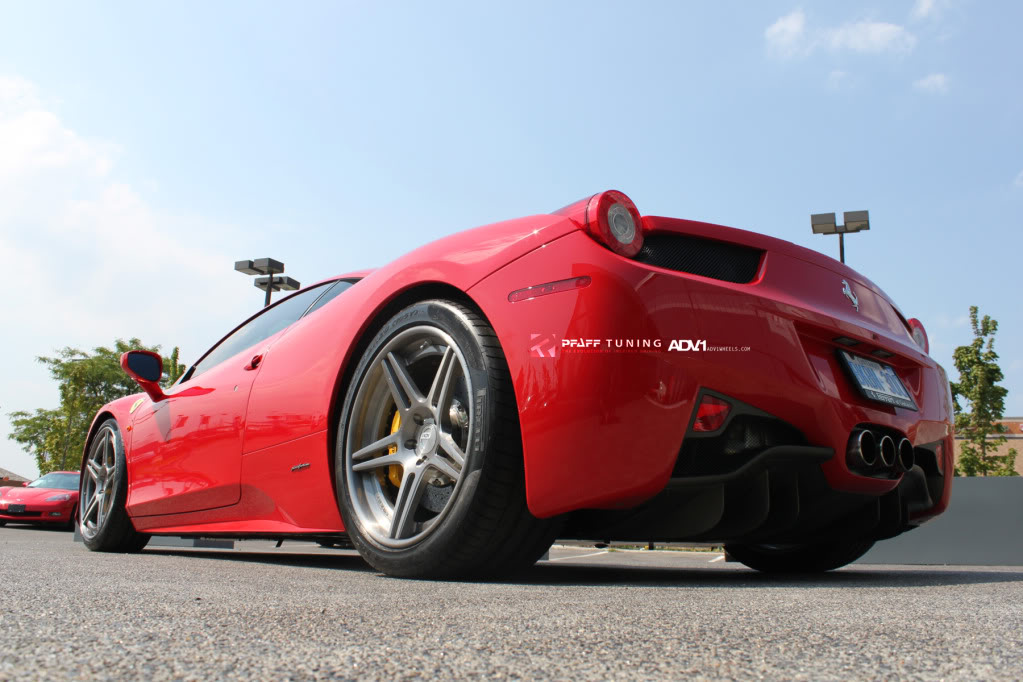 photo 2 Ferrari 458 Italia custom wheels ADV.1 05 Track Spec 20x9.0, ET , tire size X R20. 21x11.0 ET 