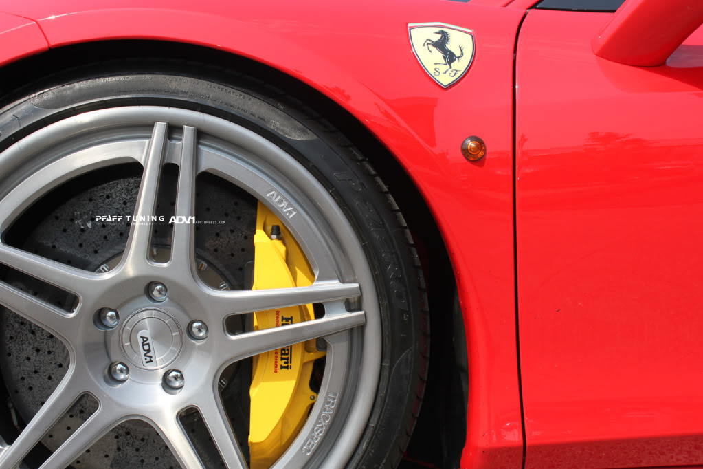 photo 1 Ferrari 458 Italia custom wheels ADV.1 05 Track Spec 20x9.0, ET , tire size X R20. 21x11.0 ET 