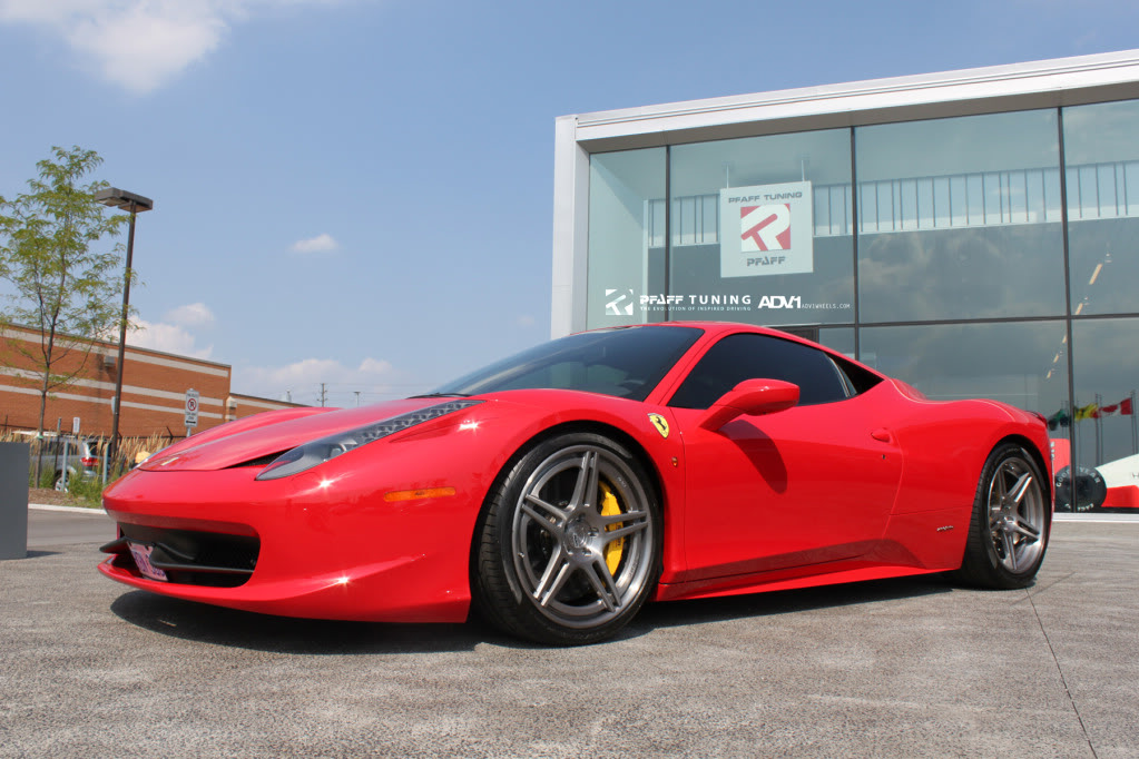 photo 3 Ferrari 458 Italia custom wheels ADV.1 05 Track Spec 20x9.0, ET , tire size X R20. 21x11.0 ET 