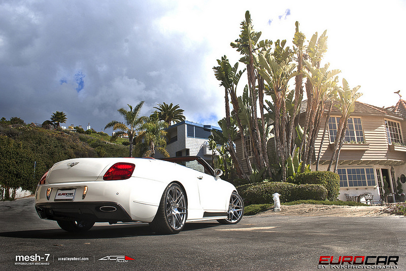photo 3 Bentley Continental GTC custom wheels ACE Mesh 7 22x9.0, ET , tire size X R22. 22x10.5 ET