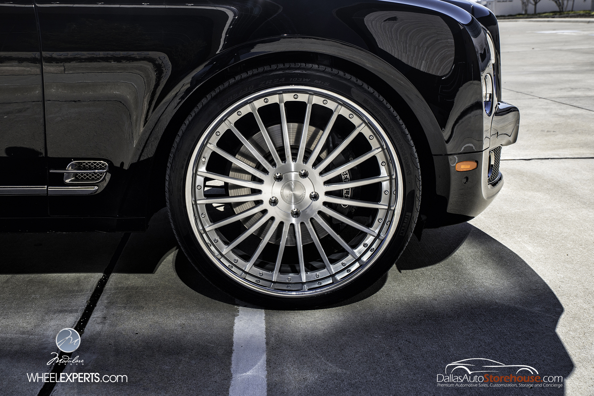 photo 16 Bentley Mulsanne custom wheels Modulare M20 24x10.0, ET , tire size 285/30 R24. x ET