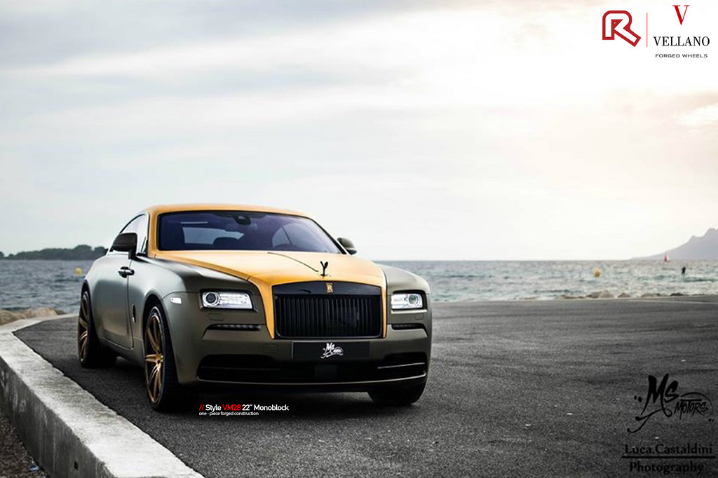 photo 3 Rolls-Royce Wraith custom wheels Vellano VM28 22x, ET , tire size X R22. x ET