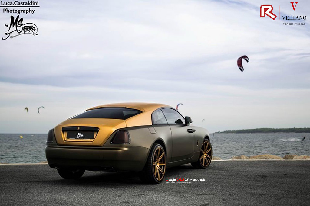 photo 4 Rolls-Royce Wraith custom wheels Vellano VM28 22x, ET , tire size X R22. x ET