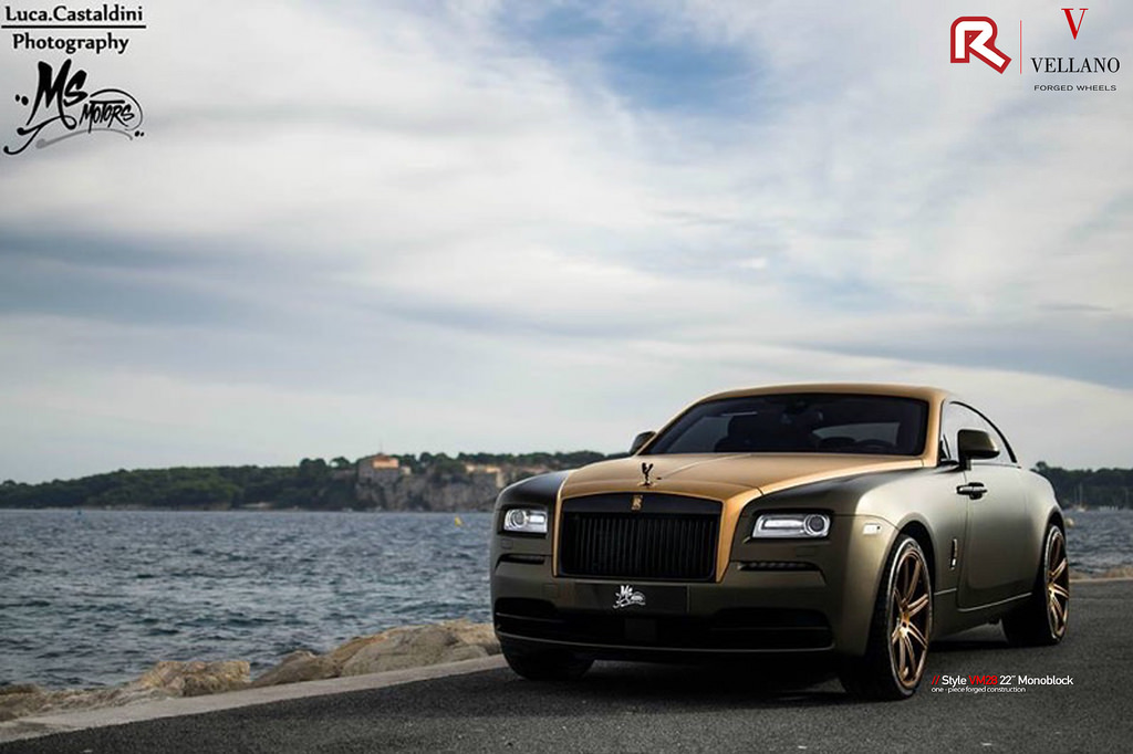 photo 5 Rolls-Royce Wraith custom wheels Vellano VM28 22x, ET , tire size X R22. x ET