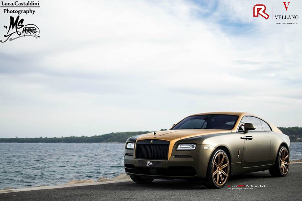 photo 7 Rolls-Royce Wraith custom wheels Vellano VM28 22x, ET , tire size X R22. x ET