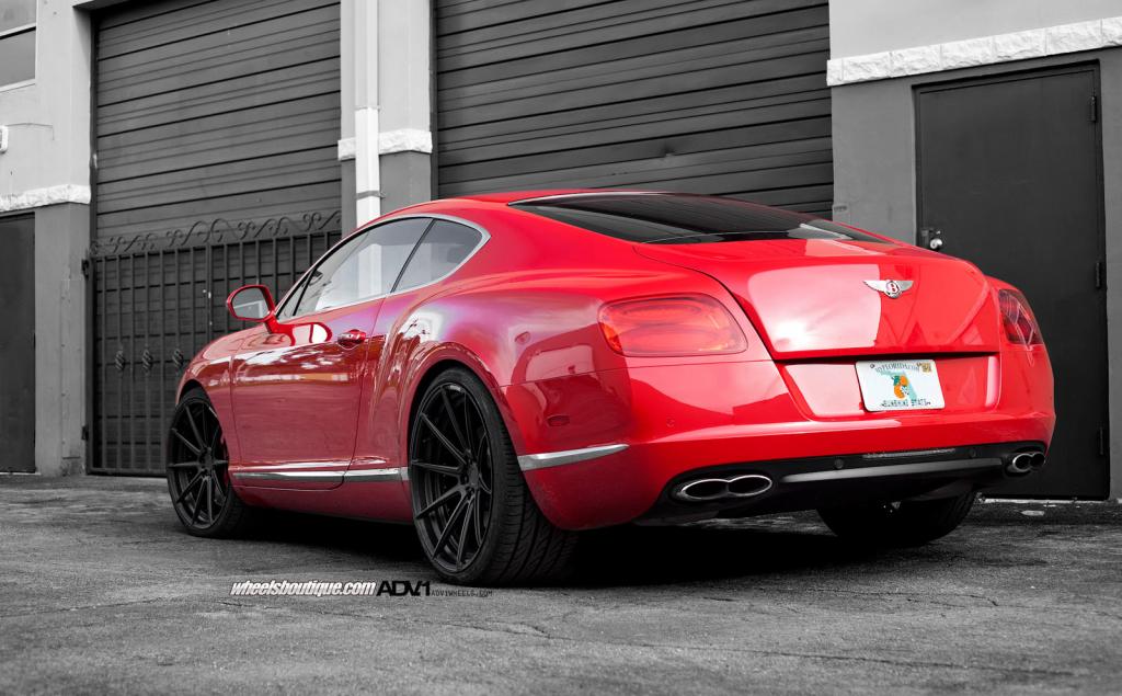 photo 6 Bentley Continental GT custom wheels ADV.1 10 M.V2 SL 22x9.5, ET , tire size X R22. 22x11.5 ET