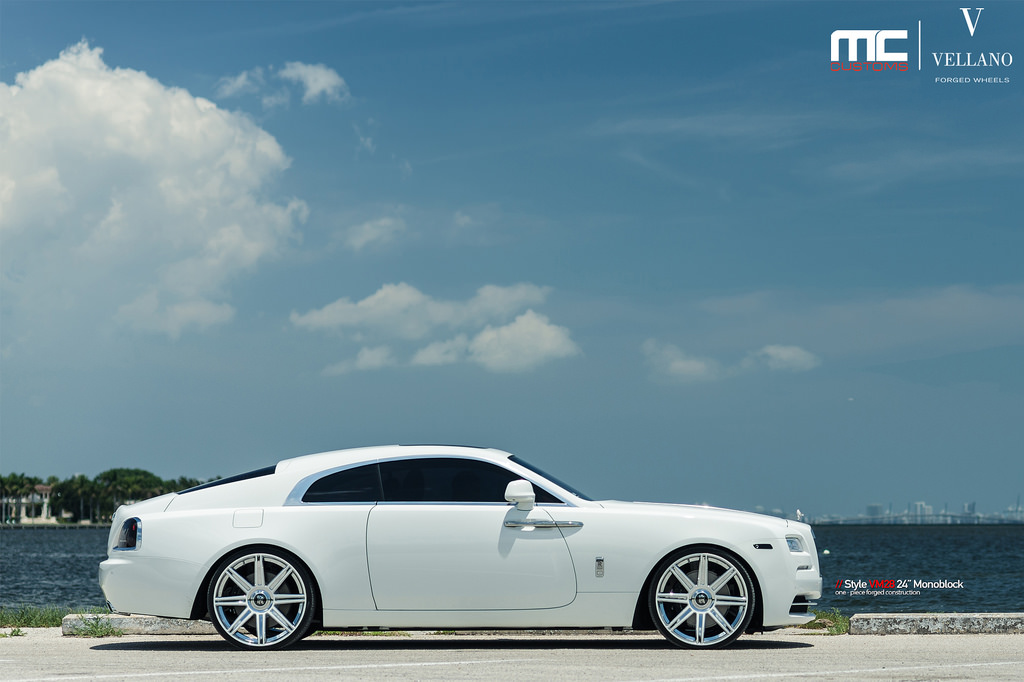 photo 2 Rolls-Royce Wraith custom wheels Vellano VM28 24x, ET , tire size X R24. x ET