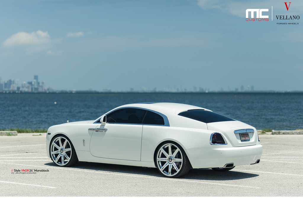 photo 4 Rolls-Royce Wraith custom wheels Vellano VM28 24x, ET , tire size X R24. x ET