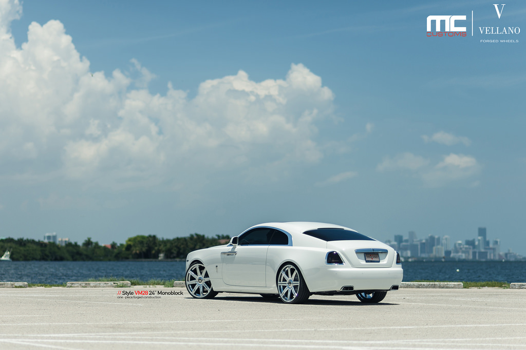 photo 5 Rolls-Royce Wraith custom wheels Vellano VM28 24x, ET , tire size X R24. x ET