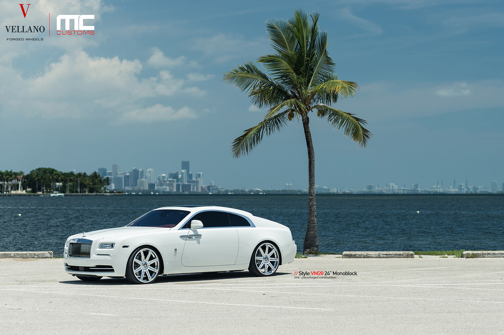photo 7 Rolls-Royce Wraith custom wheels Vellano VM28 24x, ET , tire size X R24. x ET