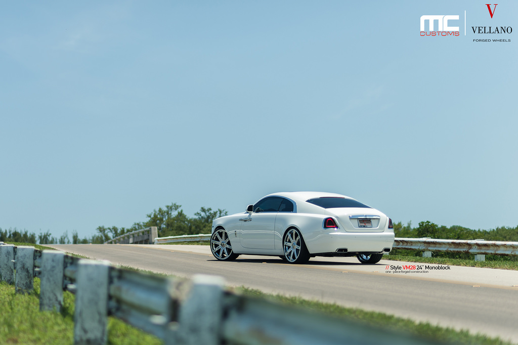 photo 8 Rolls-Royce Wraith custom wheels Vellano VM28 24x, ET , tire size X R24. x ET