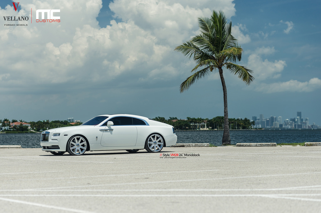 photo 10 Rolls-Royce Wraith custom wheels Vellano VM28 24x, ET , tire size X R24. x ET