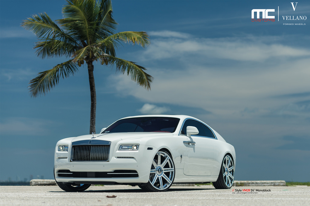 photo 11 Rolls-Royce Wraith custom wheels Vellano VM28 24x, ET , tire size X R24. x ET