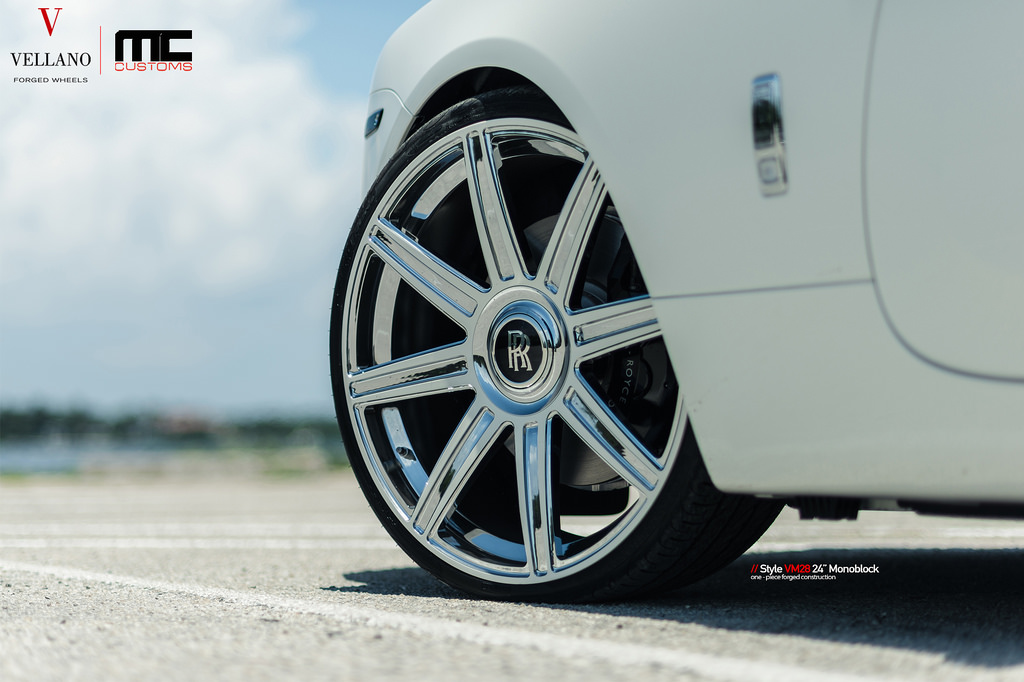 photo 1 Rolls-Royce Wraith custom wheels Vellano VM28 24x, ET , tire size X R24. x ET