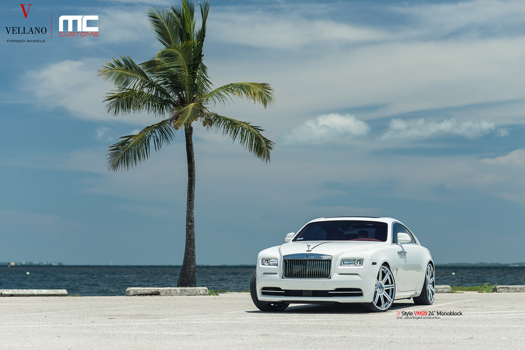 photo 13 Rolls-Royce Wraith custom wheels Vellano VM28 24x, ET , tire size X R24. x ET