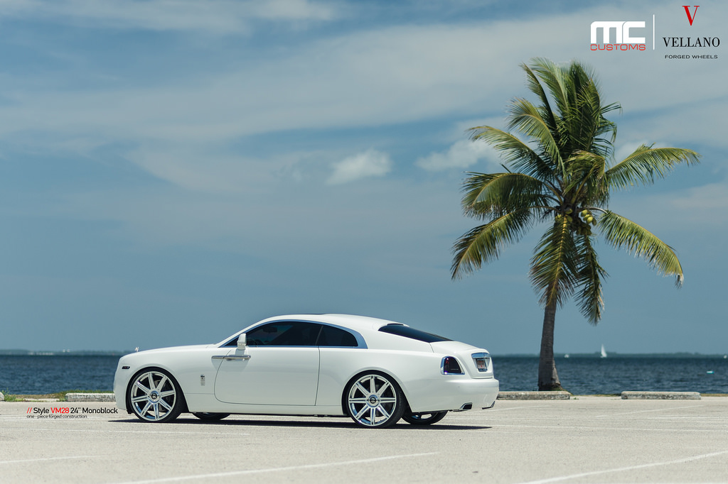 photo 14 Rolls-Royce Wraith custom wheels Vellano VM28 24x, ET , tire size X R24. x ET