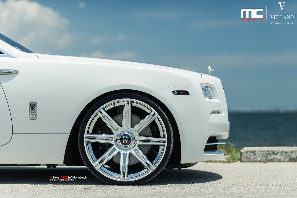photo 3 Rolls-Royce Wraith custom wheels Vellano VM28 24x, ET , tire size X R24. x ET
