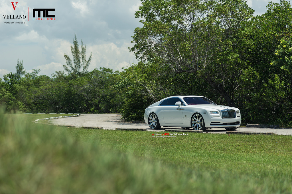 photo 15 Rolls-Royce Wraith custom wheels Vellano VM28 24x, ET , tire size X R24. x ET