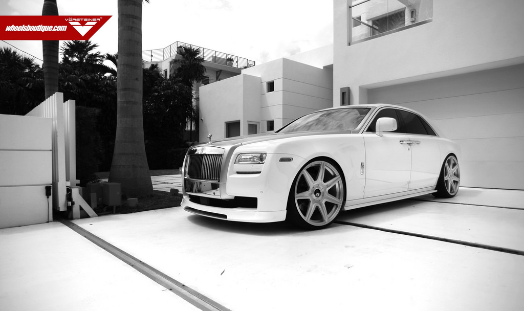 photo 25 Rolls-Royce Ghost custom wheels Vorsteiner CW-5 24x10.5, ET , tire size 275/25 R24. x ET 