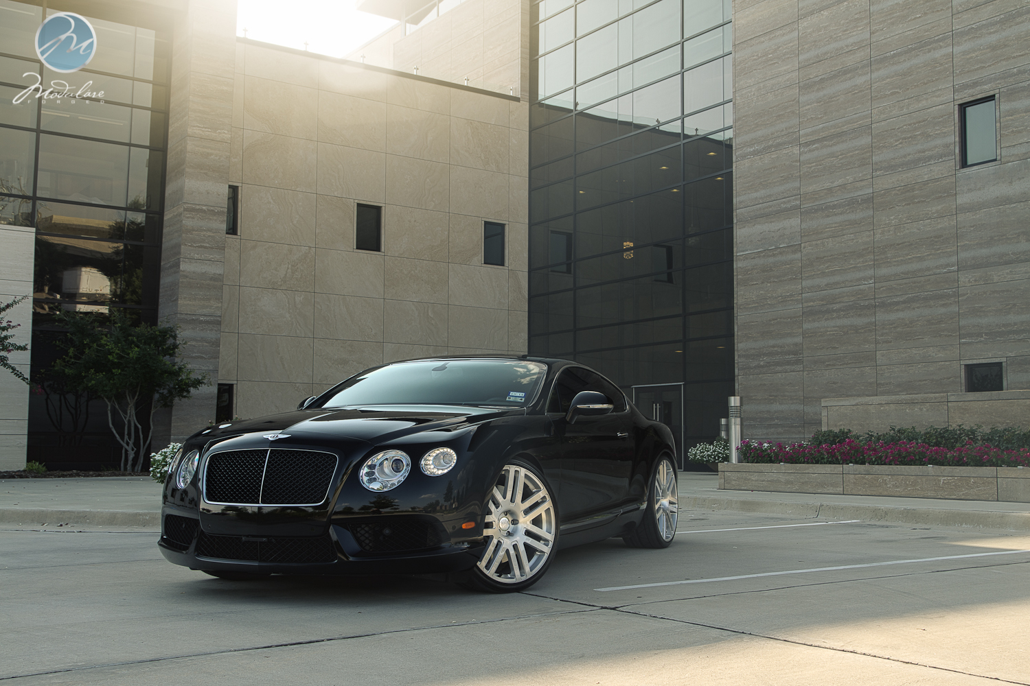 photo 5 Bentley Continental GT custom wheels Modulare B3 22x9.5, ET , tire size X R22. 22x10.5 ET