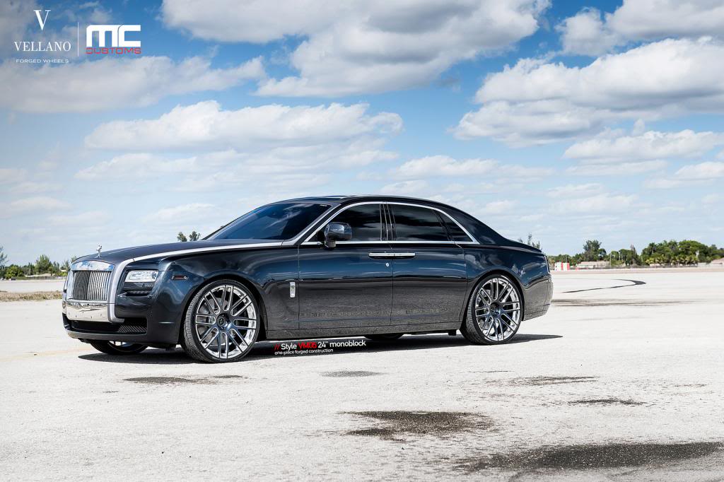 photo 3 Rolls-Royce Ghost custom wheels VELLANO VM05 24x, ET , tire size X R24. x ET