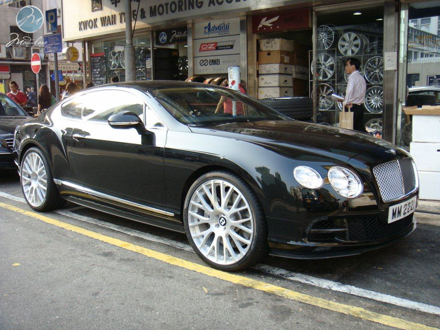 photo 4 Bentley Continental GT custom wheels Modulare B24 22x, ET , tire size X R22. x ET 