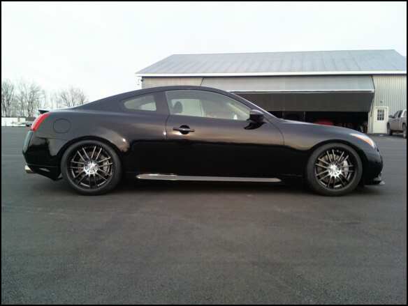 photo 3 Infiniti G37 custom wheels Volk GT-30 Phantoms 19x9.5, ET , tire size 255/40 R19. 20x10.5 ET 285/30 R20