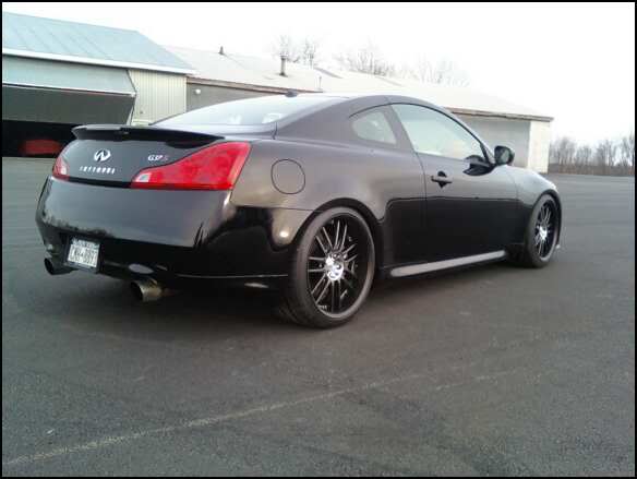 photo 1 Infiniti G37 custom wheels Volk GT-30 Phantoms 19x9.5, ET , tire size 255/40 R19. 20x10.5 ET 285/30 R20