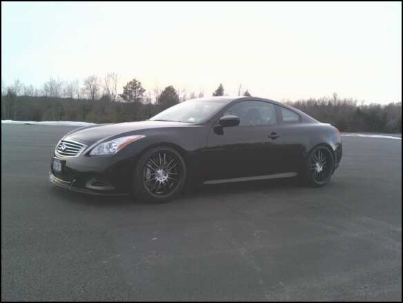 photo 4 Infiniti G37 custom wheels Volk GT-30 Phantoms 19x9.5, ET , tire size 255/40 R19. 20x10.5 ET 285/30 R20
