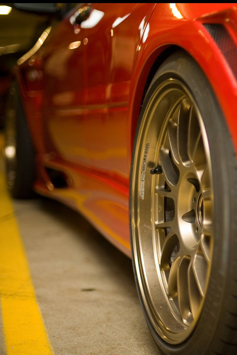 photo 4 Mitsubishi Lancer Evolution custom wheels Rays Engineering Volk Racing SE37K 18x10.5, ET +15, tire size 265/35 R18. x ET