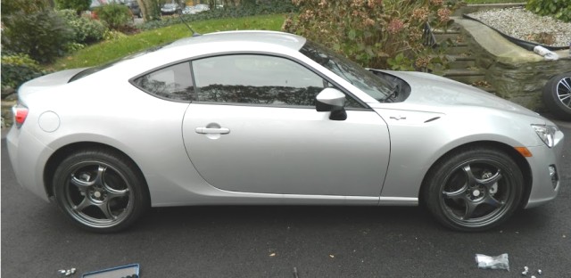 photo 2 Scion FR-S custom wheels 5Zigen FN01R-C 18x8.0, ET +48, tire size 225/40 R18. x ET