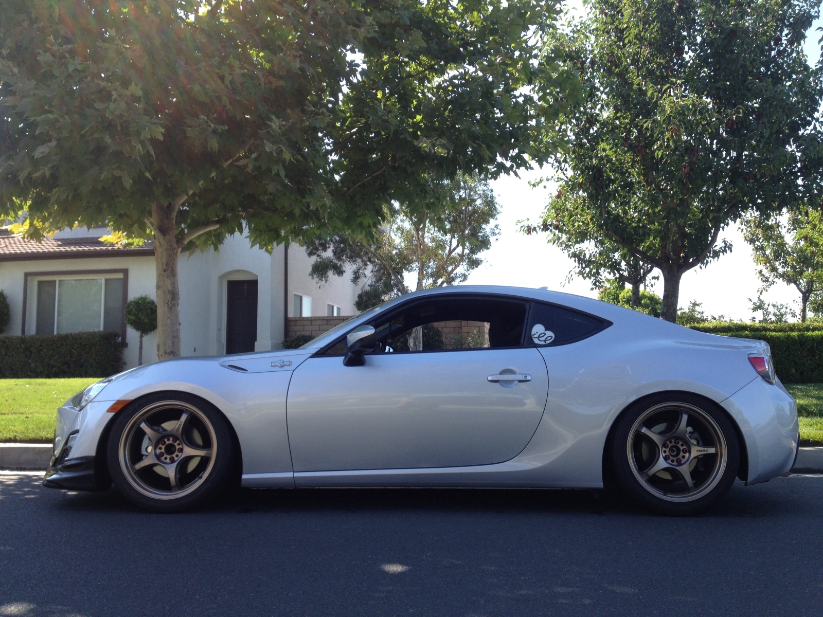 photo 1 Scion FR-S custom wheels 5Zigen FN01R-C 18x8.0, ET +48, tire size 225/40 R18. x ET