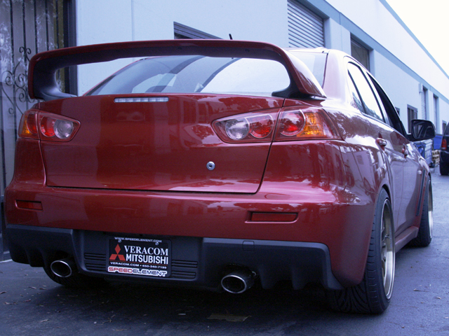 photo 4 Mitsubishi Lancer Evolution custom wheels Rays Engineering Volk Racing SE37K 18x10.5, ET +12, tire size 275/35 R18. x ET