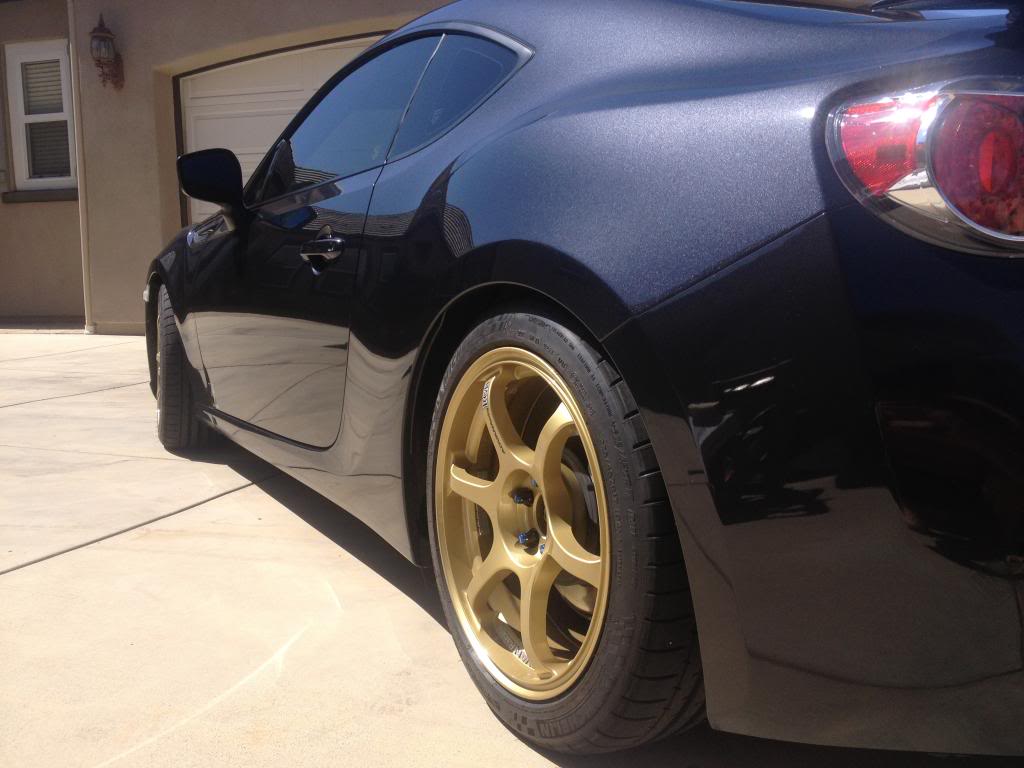 photo 1 Scion FR-S custom wheels Advan RG II 17x8.0, ET +37, tire size 225/45 R17. x ET