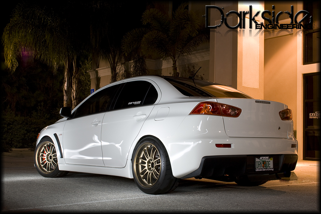photo 3 Mitsubishi Lancer Evolution custom wheels Rays Engineering Volk Racing RE30 18x10.5, ET +18, tire size 275/35 R18. x ET