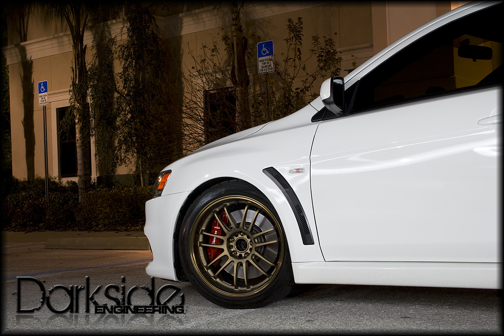 photo 4 Mitsubishi Lancer Evolution custom wheels Rays Engineering Volk Racing RE30 18x10.5, ET +18, tire size 275/35 R18. x ET