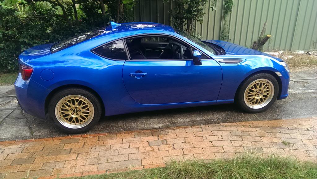 photo 1 Subaru BRZ custom wheels BBS LM090 17x7.5, ET +48, tire size 235/45 R17. x ET 
