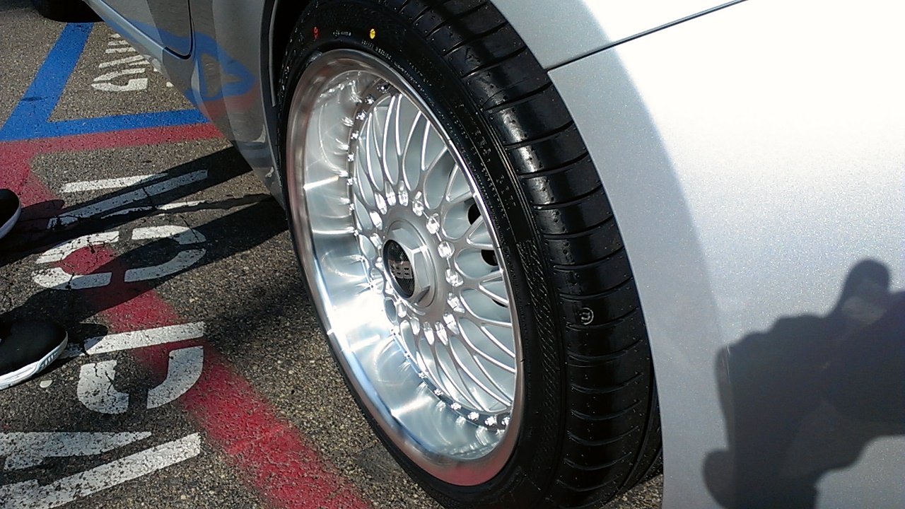 photo 1 Scion FR-S custom wheels BBS RS 18x8.5, ET +35, tire size X R18. 18x9.5 ET+35 